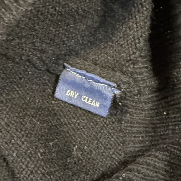 LOT OF 2 Vtg Polo Ralph Lauren 100% Lambswool Sweater Sz Large Green & Black 90s - Picture 13 of 13